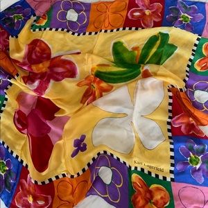 RARE Karl Lagerfeld Silk Scarf